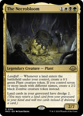 MTG - The Necrobloom - Modern Horizons 3 - NM - EN - NonFoil