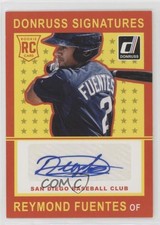 2014 Panini Donruss Signatures Rey Fuentes Reymond Fuentes #RF Auto 0j81