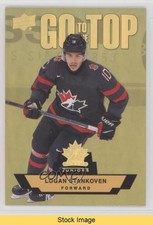 2023 Upper Deck Team Canada Juniors Go to the Top Logan Stankoven READ 1e05