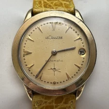 Broken Vtg LeCoultre Automatic Bumper Cal. K813 Ref. 388 310 Men's 35mm Watch