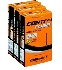 3x Continental Fahrrad Schlauch Race 28 Zoll SV 60 mm 18/25-622/630