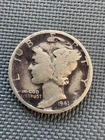 1941 Mercury Dime | 90% Silver | Exact Coin Shown | COA | #444