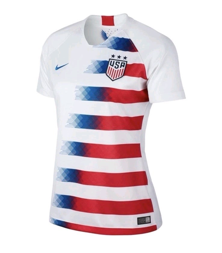 NIKE 2018 Home US Soccer Jersey XL USA USMNT World Cup Stripes