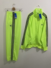 Adidas Originals Classics Firebird Tracksuit Signal Green Black Size 2XL