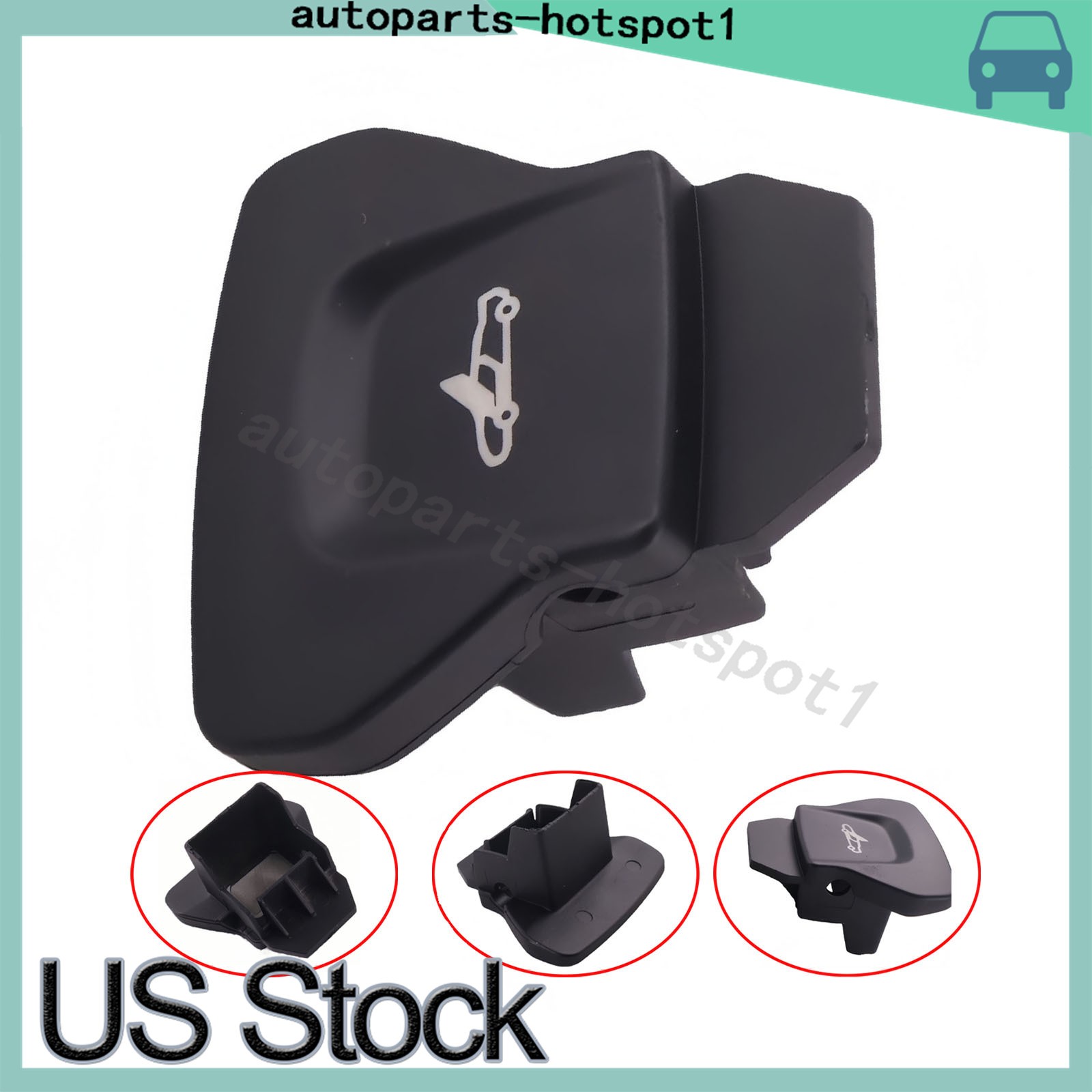 NEW 13M0434CP Black Right Side Door Control Switch Button Fit McLaren 570S 600LT