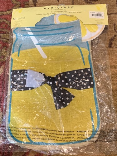 Burlap Boutique Decorative Flag New Evergreen Sweet Summer ZSK14B3587 Lemonade - Picture 2 of 2