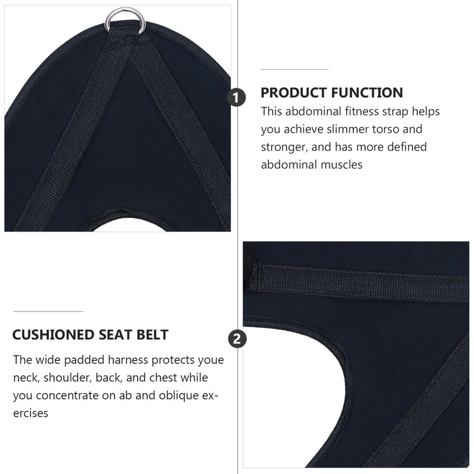 1Pc Ab Crunch Harness Abdominal Crunch Strap V-Shape Cable Machine ...
