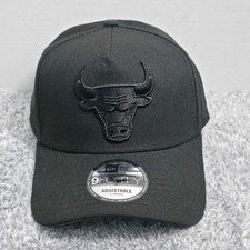 New Era 9FORTY NBA Chicago Bulls Blackout Established 1966 Snapback Hat Cap NWT