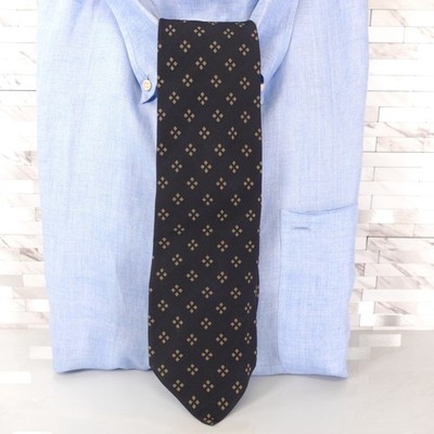 Courreges Neck Tie Men Black Silk Luxury Suit Gothic Punk Foulard Minimal Simple