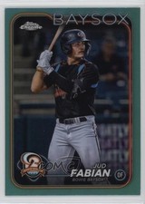 2024 Topps Pro Debut Chrome Aqua Refractor /75 Jud Fabian #PDC-6 19gz