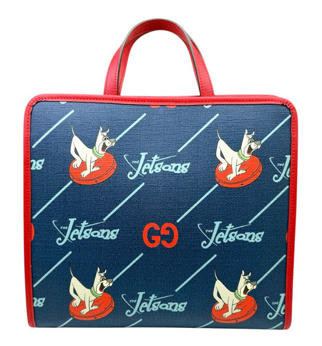 Gucci Children'S Handbag The Jetsons Navy Red 605614 Canvas Blue Ladies
