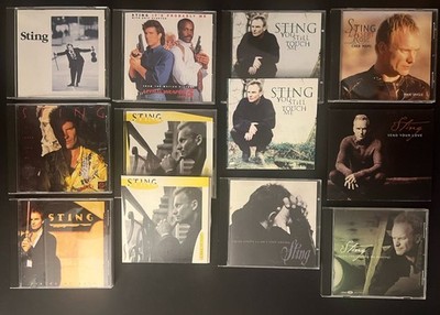 Sting ~12 US CD Singles 1988-2004  Englishman in New York   Desert Rose 