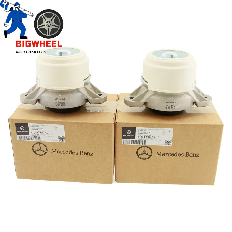 OEM 2042405617 2Pcs Engine Mount Front L&R For Mercedes-Benz C300 C350 GLK350 Foto 2 de 4