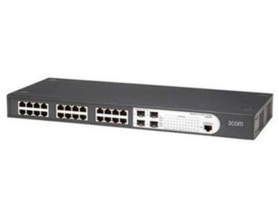 3Com Baseline Switch 2924 PWR Plus (3CBLSG24PWR) 24-Port Gigabit PoE Switch