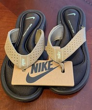 NEW Nike Comfort Footbed Flip Flops Women Kha...