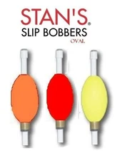 Stan's Slip Bobbers #51 Weighted Oval Slip Bobber 3" 1pk (Select Color)