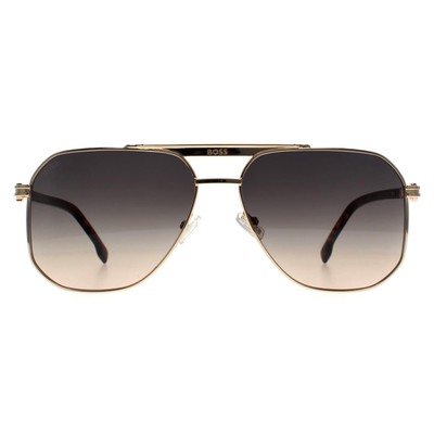 Hugo Boss BOSS 1743/S 06J C9 gold havanna grau braun Verlauf  Sonnenbrille