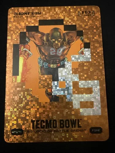 HitH Techmo Bowl Bo Jackson FIRE Chainsaw Jackson Battle Arena