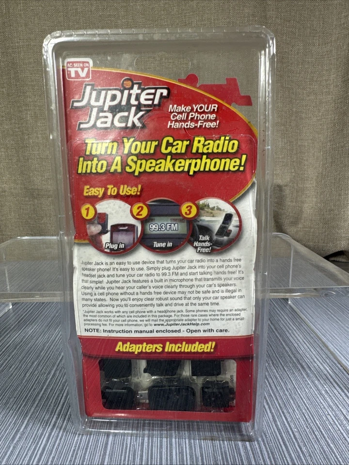 Kit adaptador convertidor de altavoces para teléfono celular Jupiter Jack MANOS LIBRES para automóvil *NUEVO* Foto 2 de 4