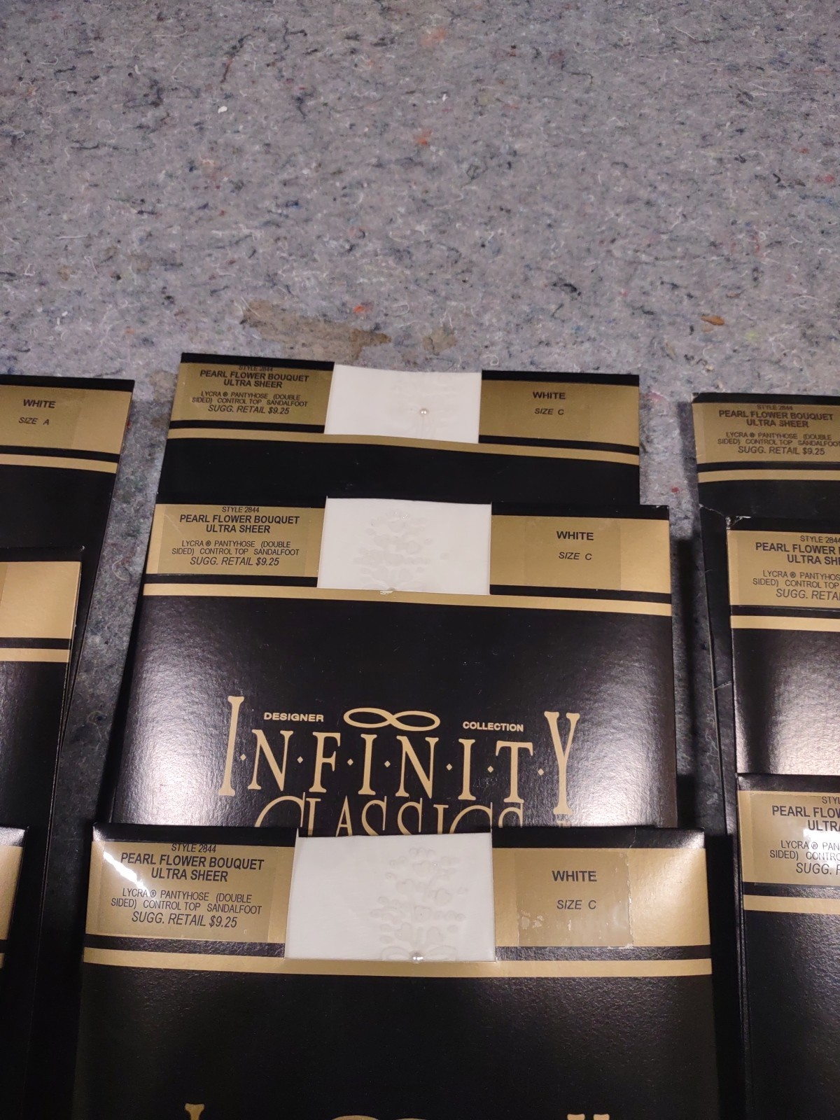 Bundle 9 NOS Vtg Infinity Classics Pantyhose Ultr… - image 3