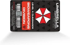 Umbrella Corporation BioHazard Custom Vinyl Credit Card Sticker by CC Wraps