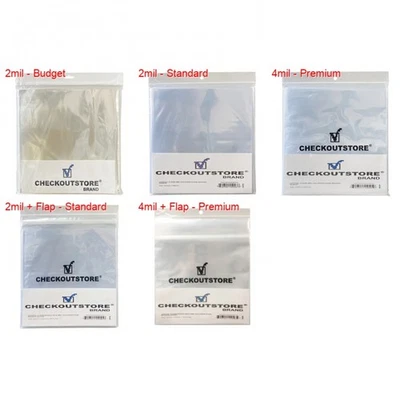 Clear Plastic OPP For 12  Vinyl 33 RPM Records (Outer Sleeves) Lot • 153.95$