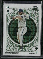 2022 Panini Mosaic #A-11 Corbin Burnes Aces Green Mosaic