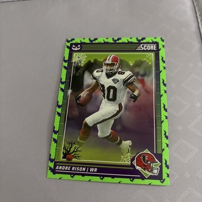 2024 Score-A-Treat Halloween Green Bats #17 Andre Rison Atlanta Falcons