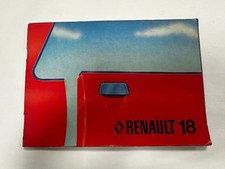 Libretto Renault 18 originale Uso e Manutenzione TL GTL TS GTS manuale d'epoca