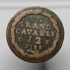 99. Napoli, Ferdinando IV, Grano 12 Cavalli 1788 RARO