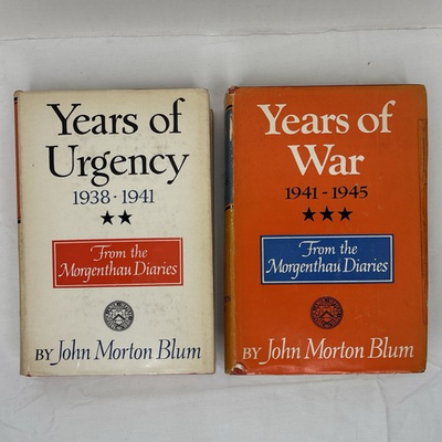 #ad #ad Set 2 Years of Urgency War 1938 1941 1945 Morgenthau Diaries Blum First Edition $149.99