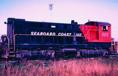 DUPLICATE SLIDE SEABOARD COAST LINE S-12 #220 TAMPA, FL NOVEMBER 1968