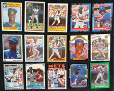( 15 ) Darryl Strawberry Baseball Lot All Mid/Late 80's Sharp Corners No Dups