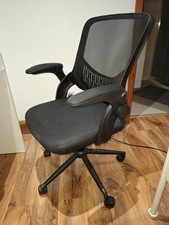 HOMCOM Ergonomic Office Chair Swivel Armrest Black