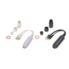 1-Pack 48V to 12V, IEEE 802.3af Compliant 10/100Mbps POE Spliter for IP Camera