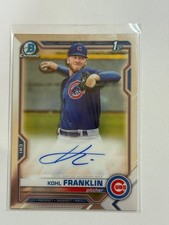 2021 Bowman Chrome Prospect Autographs Kohl Franklin 