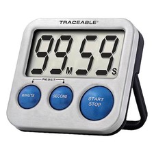 Traceable 9876863 Digital Timer, Countdown, Countup, 100Min