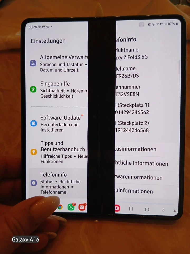 Samsung Galaxy Z Fold 3 5G - 512GB - Phantom Black (Ohne Simlock) - Bild 4 von 4