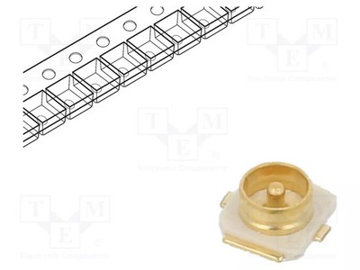 Steckverbinder: U.FL (IPX/AMC) 50Ω Buchse männlich SMT 6GHz