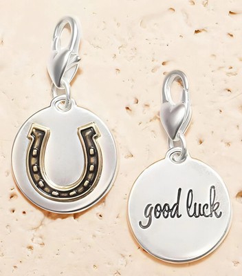 Amanda Blu Silver 2-Tone Charm - Horse Shoe