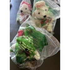 2004 McDonald's Happy Meal Coca Cola Polar Bears Full Set of 3 NEW/SEALED 