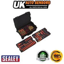 Image of Sealey Premier Insulated Tool Kit 3/8"Sq Drive 1000V 50pc VDE Approved AK7938