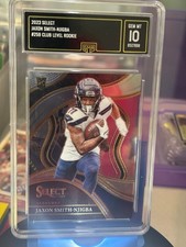 2023 Select Jaxon Smith-Njigba White Prizm Rookie Club Level -10 Gem Mint