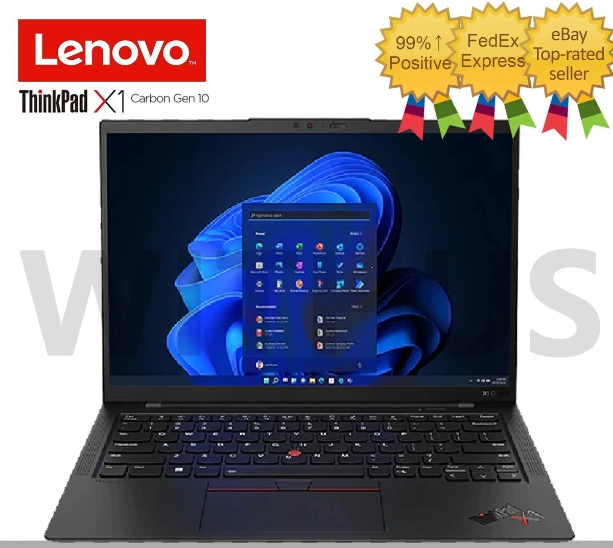 Lenovo ThinkPad X1 8GB RAM 256 GB SSD Capacity PC Laptops