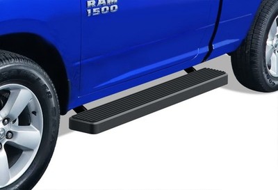 APS Running Boards 6in Black Fit 09-18 Dodge Ram 1500 2500 3500 Regular Cab