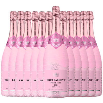 Brut Dargent Pinot Noir Ice Demi-Sec Rosé (12 x 0,75 L)