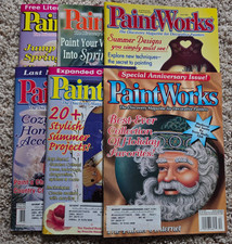 NICE Lot of 6 Paint Works Decorative Painters Crafters Magazines 1990s