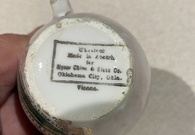 Souvenir Advertising Pitcher from Oklahoma City