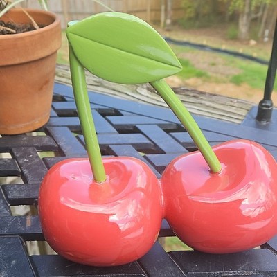 Reimagine Discovery Cherry Sculpture for Kitchen Dining Room Home Décor