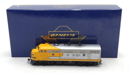 Athearn G22228 HO Santa Fe/Yellow Bonnet F7A Ph2 Diesel Loco #341 w/DCC - Custom